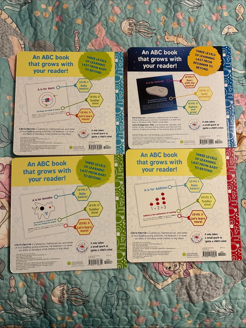 Born ABCs of Science & Math Board Book Set